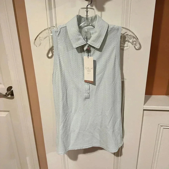 New‎ women’s Calia renew sleeveless golf & tennis polo tank top - Picture 6 of 8